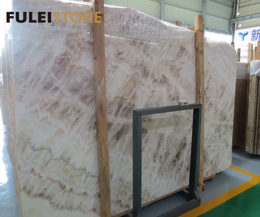 China manufacturer golden veins white marble wholesale online