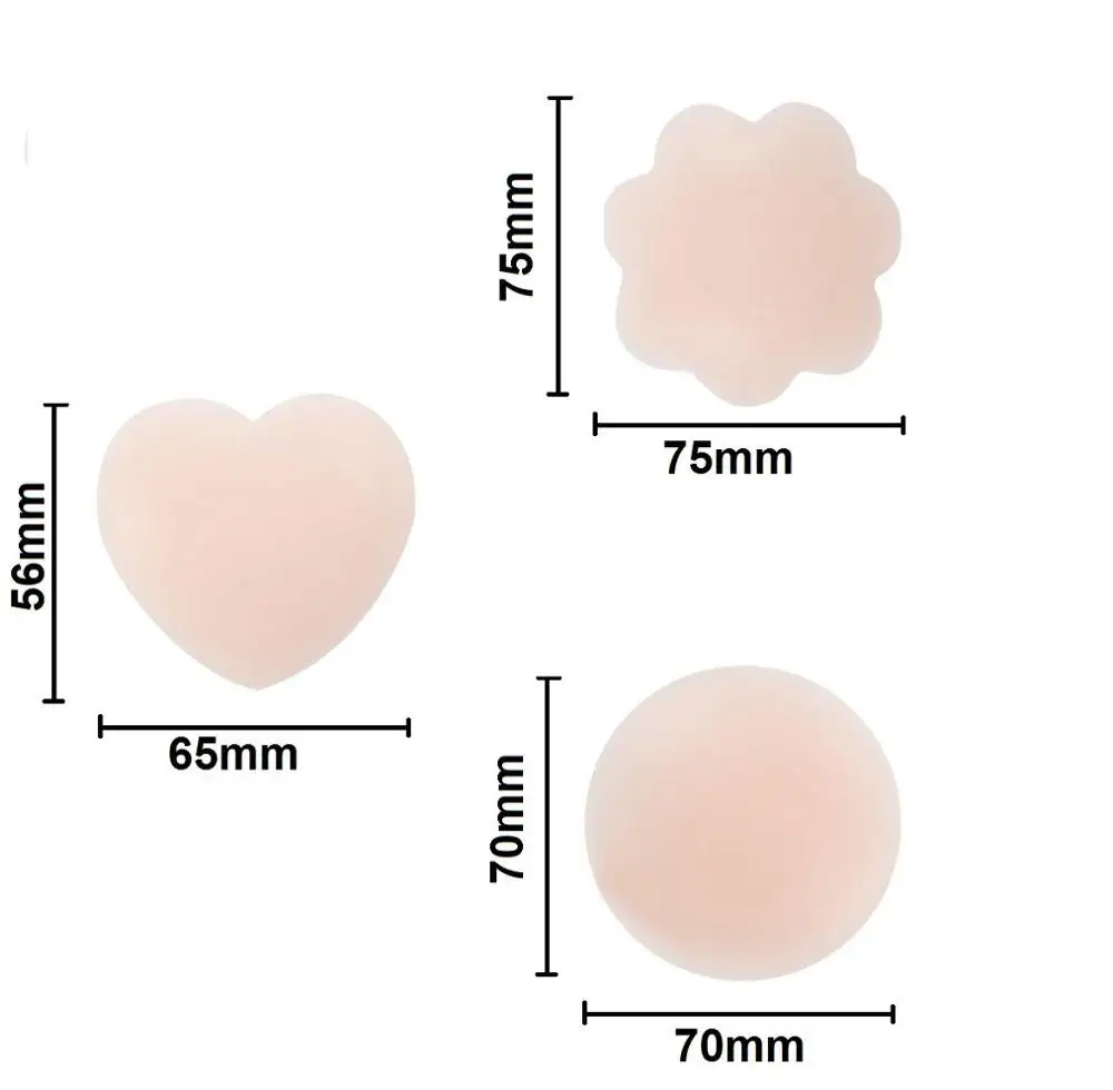 New Arrival Sexy Girl Nipple Cover reusable Invisible Silicone Matt Nipple Cover breast pasty