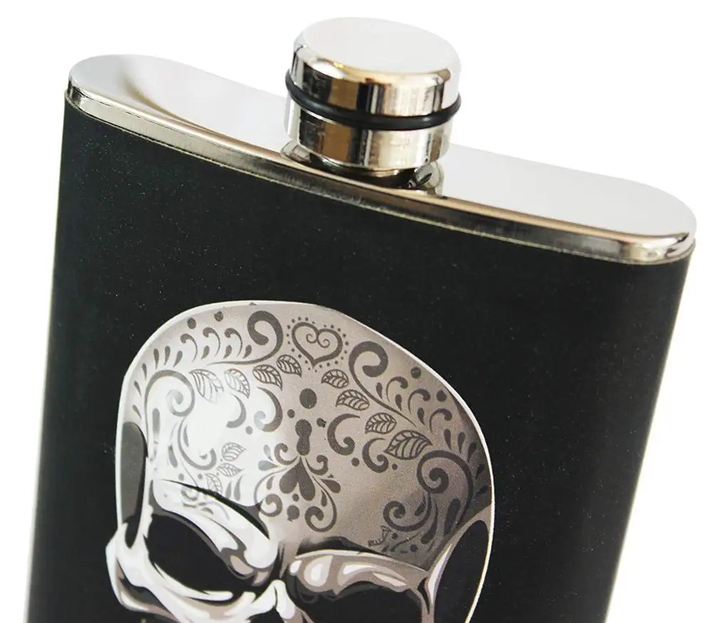 8 унций высокого качества испытан на герметичность 304 Нержавеющая сталь Виски фляжка с вашим собственным дизайном