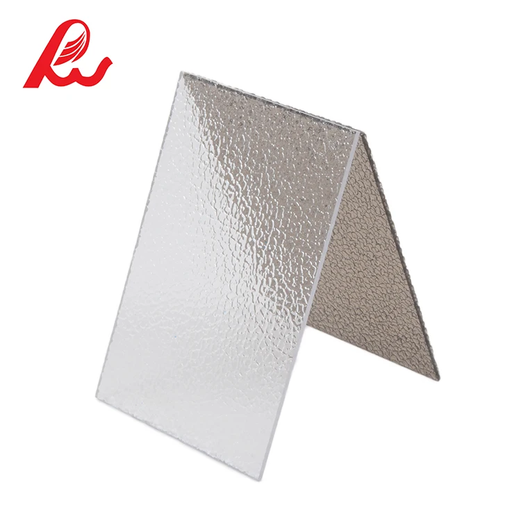 Interior decoration solid polycarbonate roofing panels solid embossed pc sheet