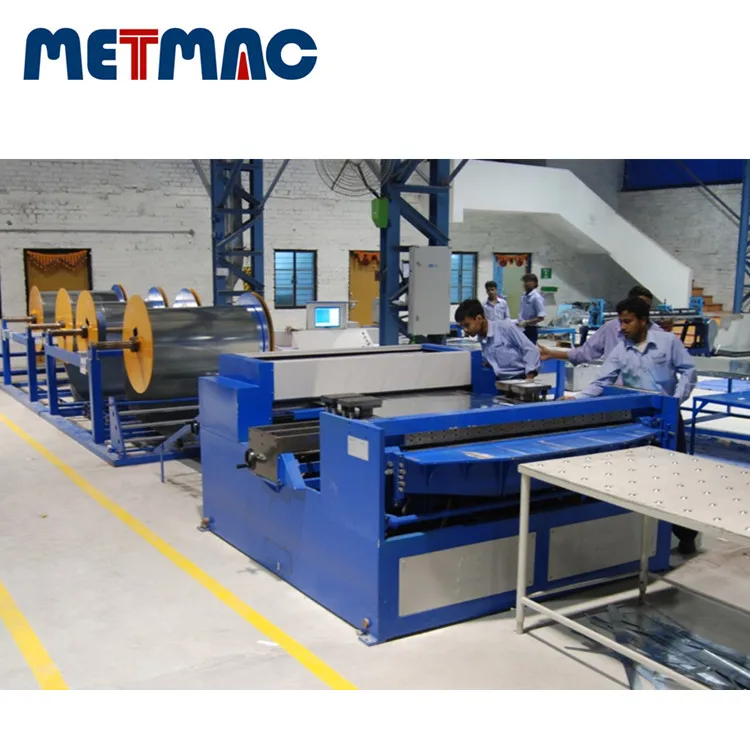 Duct forming manufacture auto line machine for ducting work