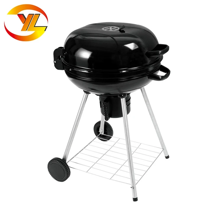 Подвижная тележка для барбекю на колесах, 22 дюйма