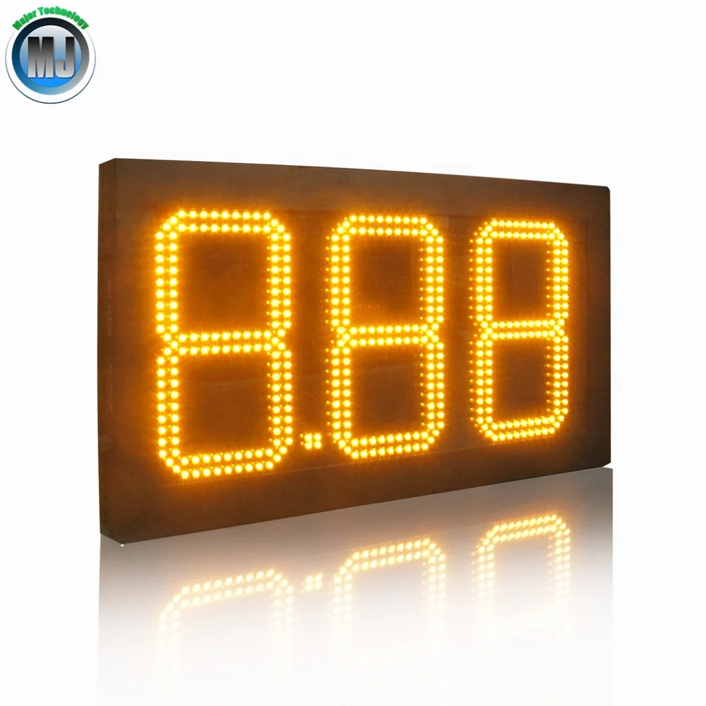 
Customized IP65 waterproof 8 inch seven segment led display 
