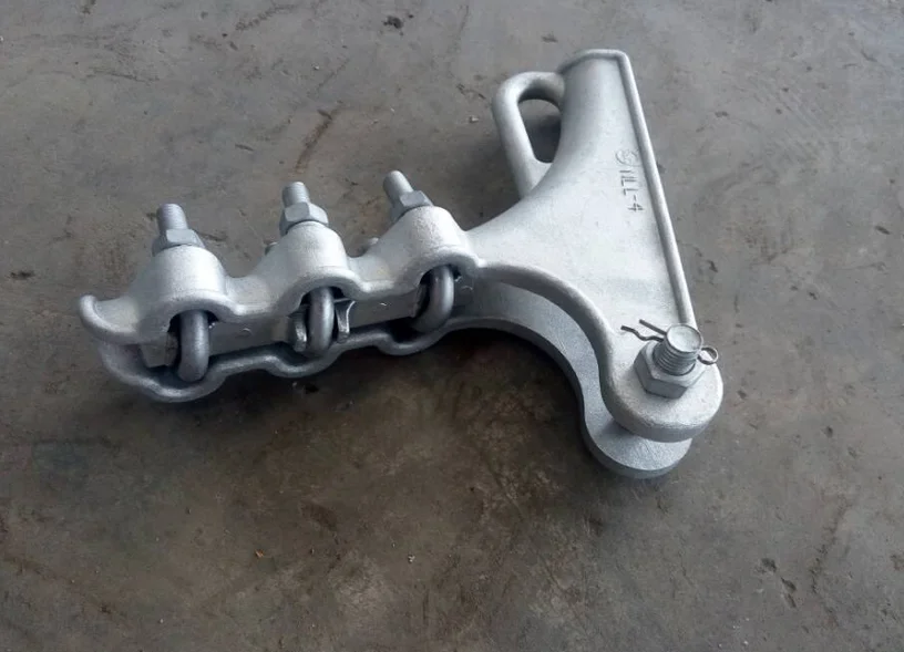 dead end clamp for high voltage power supply line tension clamp medium voltage accessories pole line connecting parts