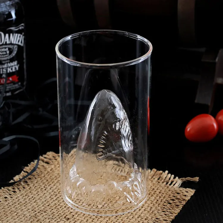 Wholesale Hot new design products wholesale Animal Shark Shape Beer Cup/ Beer Glass /Tea Drinking Mug