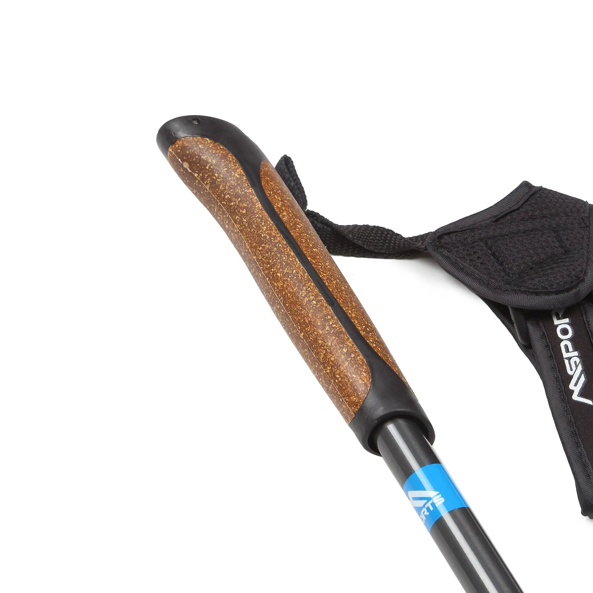 2 section ultralight retractable aluminum alloy Nordic hiking trekking walking stick pole