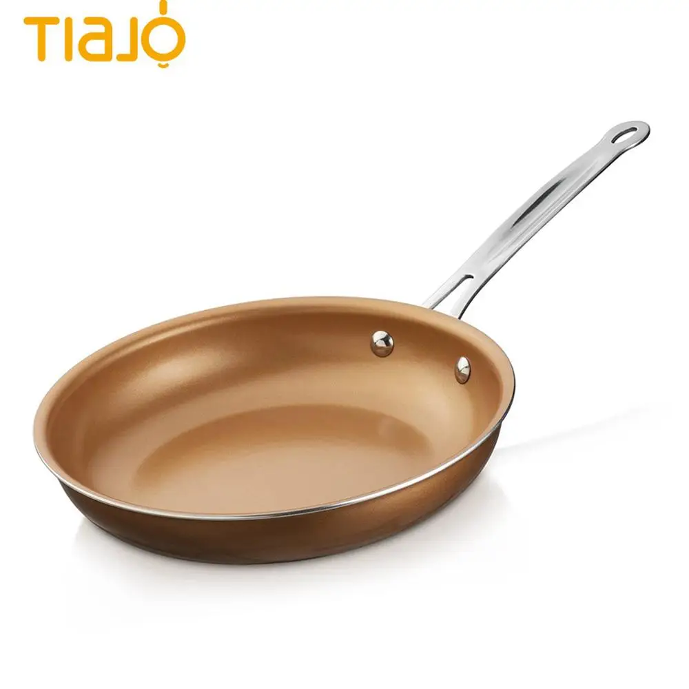 
Aluminum Non-stick Cookware Set with 3 Ply Clad Copper 