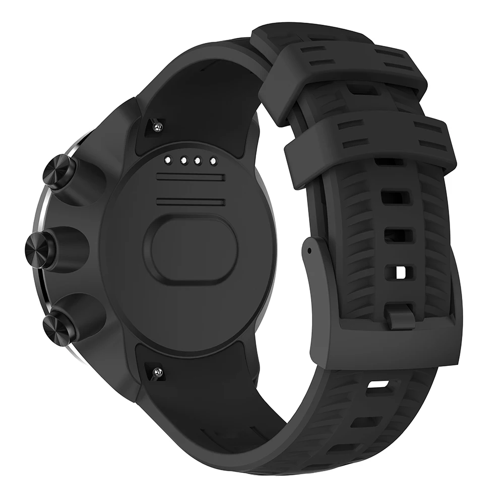 Tschick для Suunto 9 ремешок часов силиконовый замены ремешка спортивный браслет Баро часы из мягкой резины