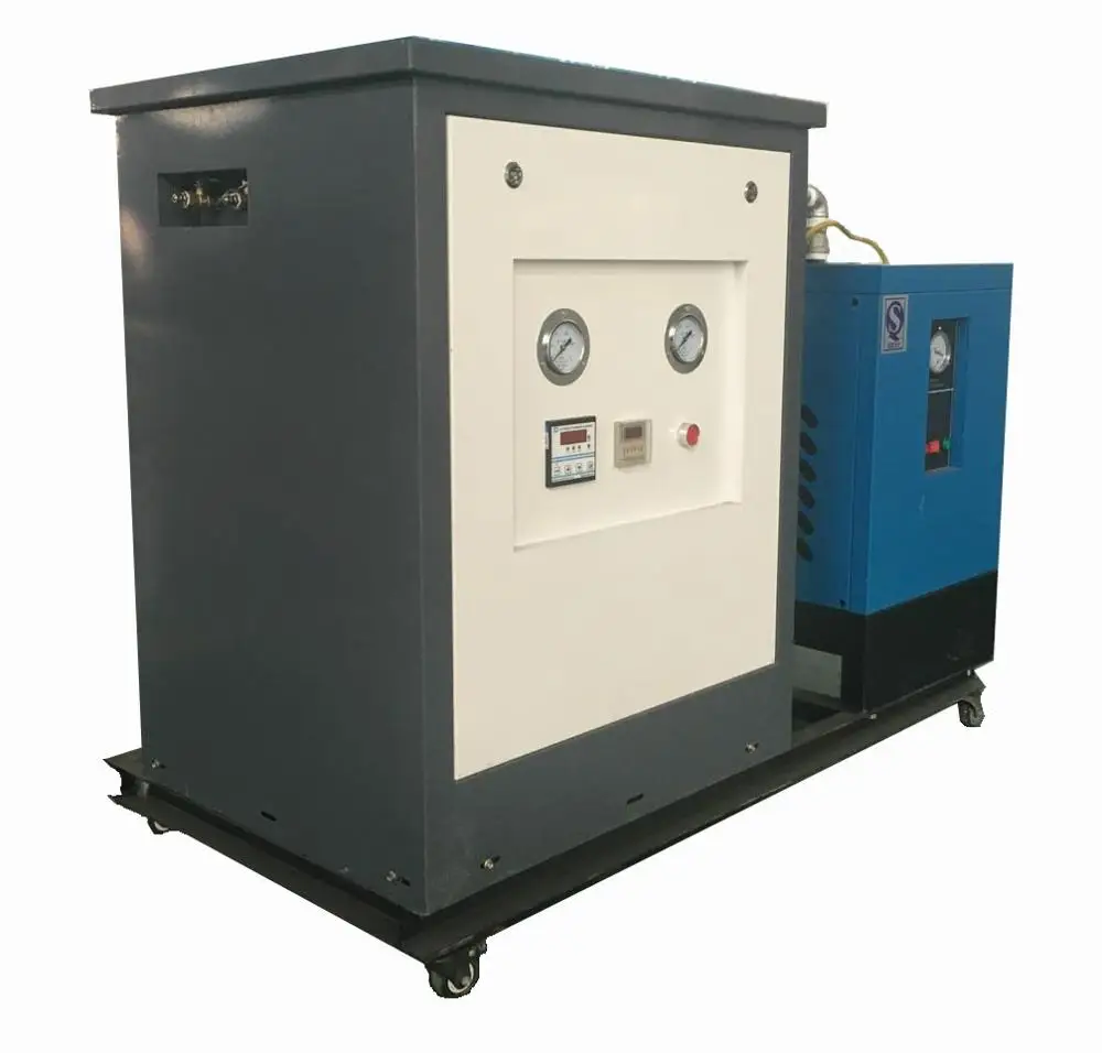 Small food nitrogen generator for packaging machine