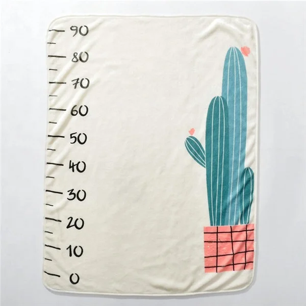 
Soft Colar Flannel Fleece Baby Monthly Milestone Blanket For Photograph Wholesale Cheap Cartoon Kids Cute Baby Month Blanket 