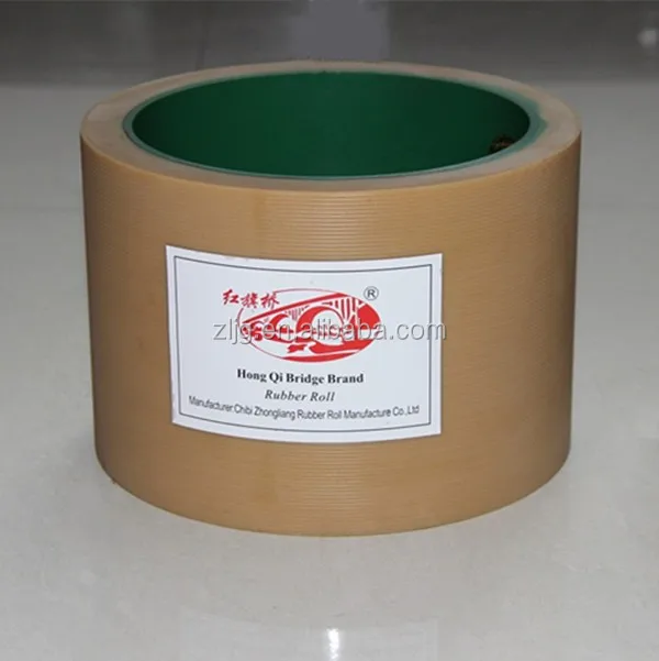 6inch rubber roll on iron drum for rice