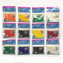12bags/lot Pearl Shape 2.5-3mm Crystal Soil Mud Kids Toy Paintball Water Beads Hydrogel Gel Growing Water Balls for Home Decor