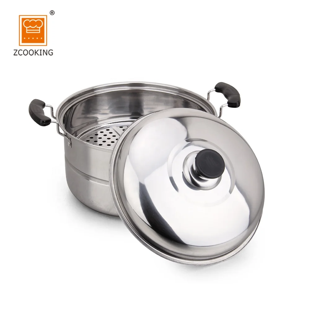 
China Supplier Biryani Stainless Steel Cooking Pot With Lid 