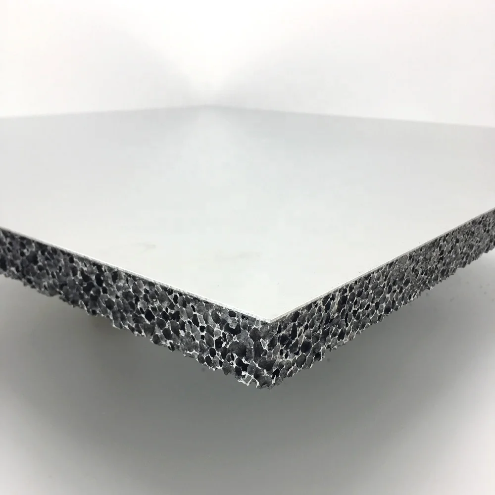 High Stiffness Aluminum Foam Sandwich Panel for Acoustic Material