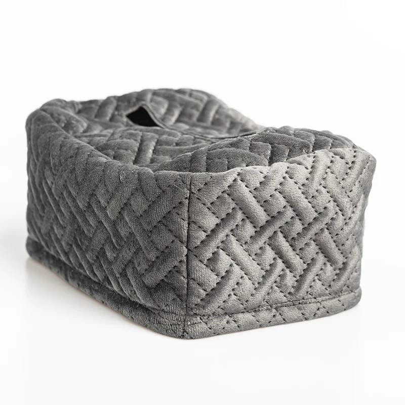 
car velvet black tissue paper box toilet in container boxes for table facial hotel napkins tissue box custom 