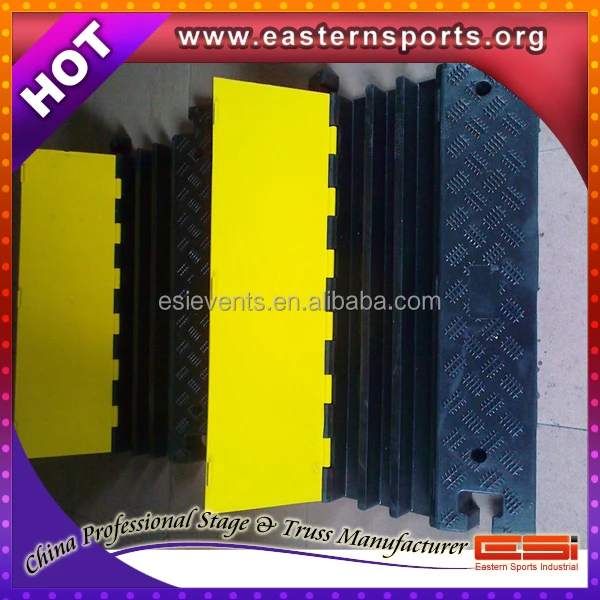 4 кабельный канал рампы Сильный грузоподъемность автомобиля резины протектора