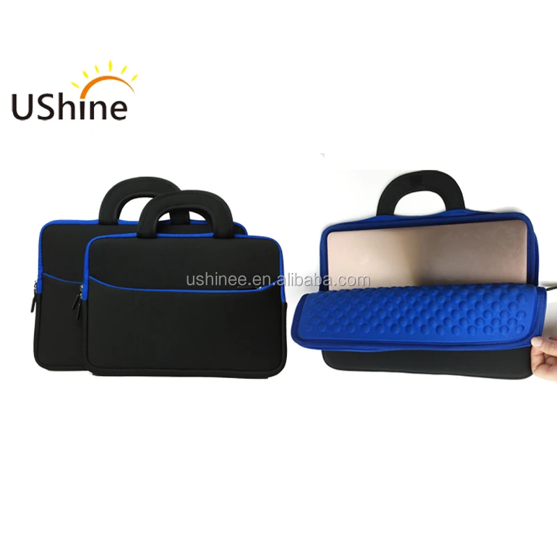 13.3~14inch Neoprene zipper padding sleeve chromebook notebook laptop sleeve case bag