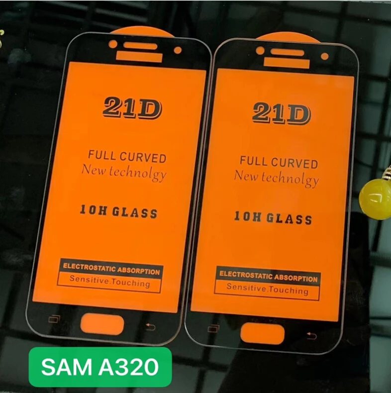 Micas de cristal para celular Full Glue 21D Tempered Glass Screen Protector for Redmi note 7