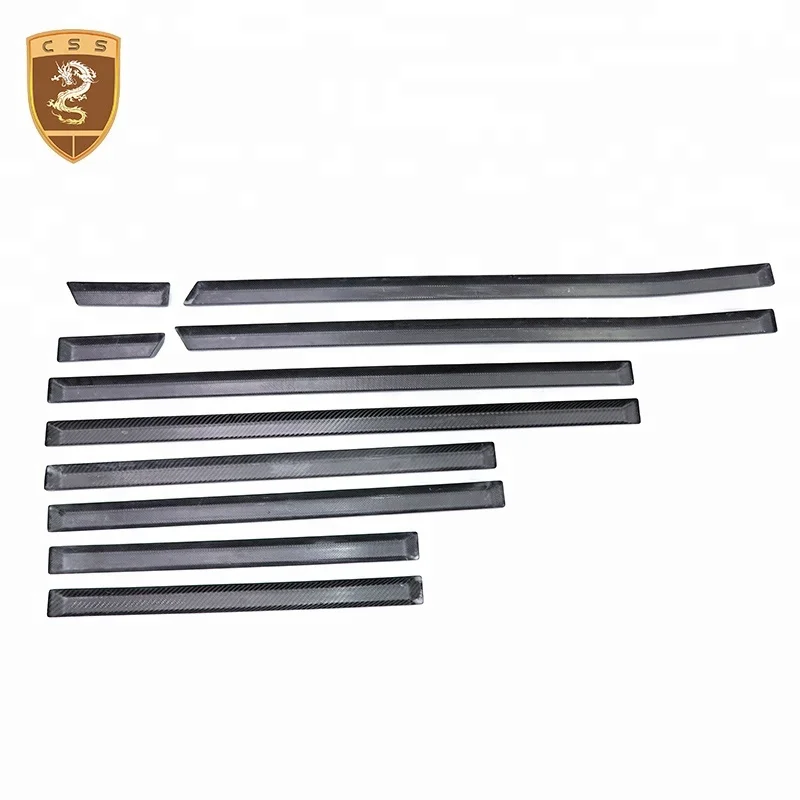 Подходит для Mercedes-benz G500 авто аксессуары наборы тела боковой двери автомобиля CF материал защиты полоски