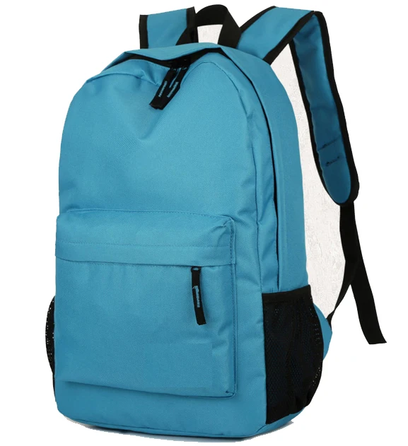 Simple design student backpack cheap school bags suppliers for sale