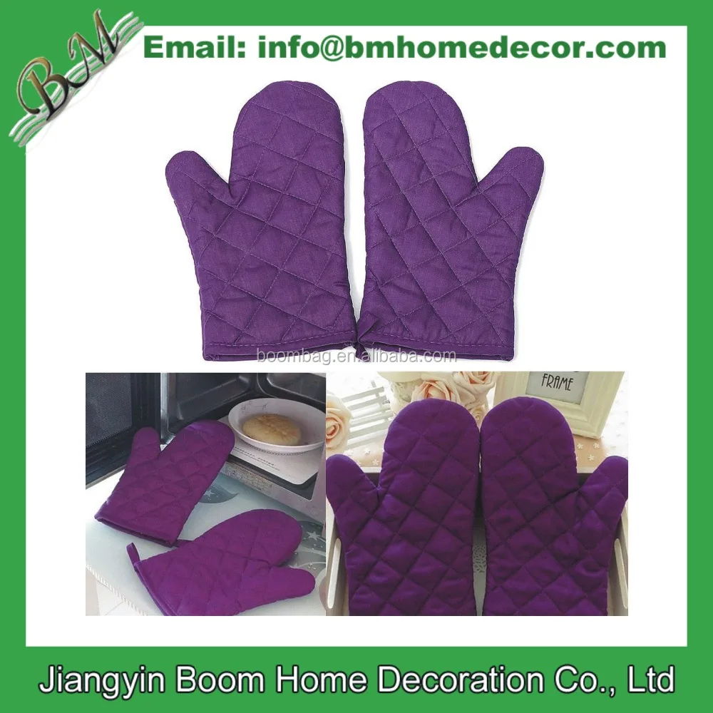 Кухонные изделия, термостойкие стеганые ватные рукавицы для духовки