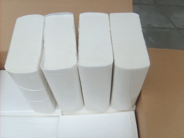 Для складывания 1 слой натуральной древсной массы белый ручной держатель для бумажных полотенец