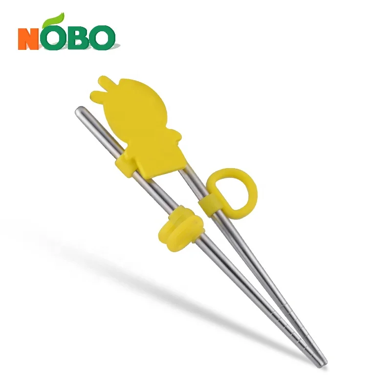 Safe Comfortable Stainless steel Kid Trainer Chopstick