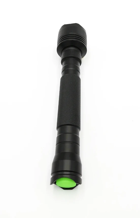 battery powered high power tactical flashlight 4 straw LED torch flashlight