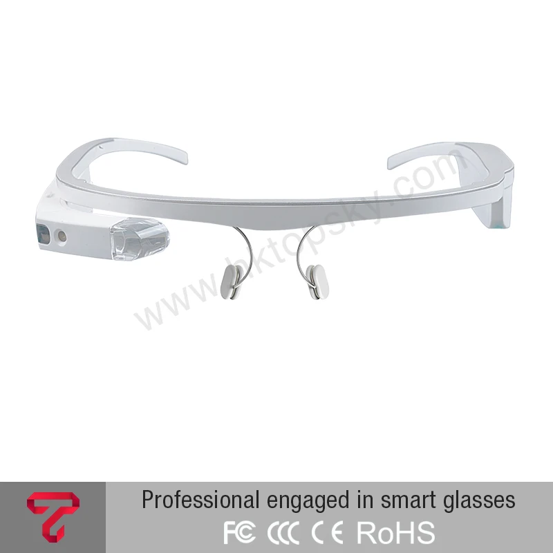 
Hot Item HD Digital Eyewear AR 3D smart video glasses Android Wifi 98 inch virtual screen 