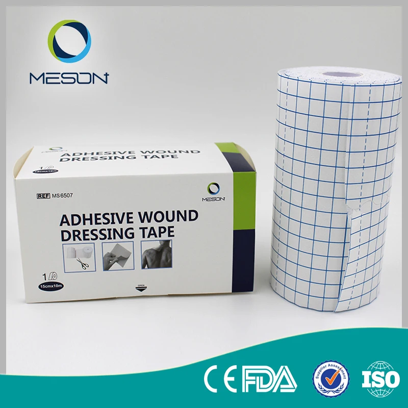 Medical Appliances non woven Dressing Retention Tape with S-Release Liner Secures Primary Dressings tape roll
