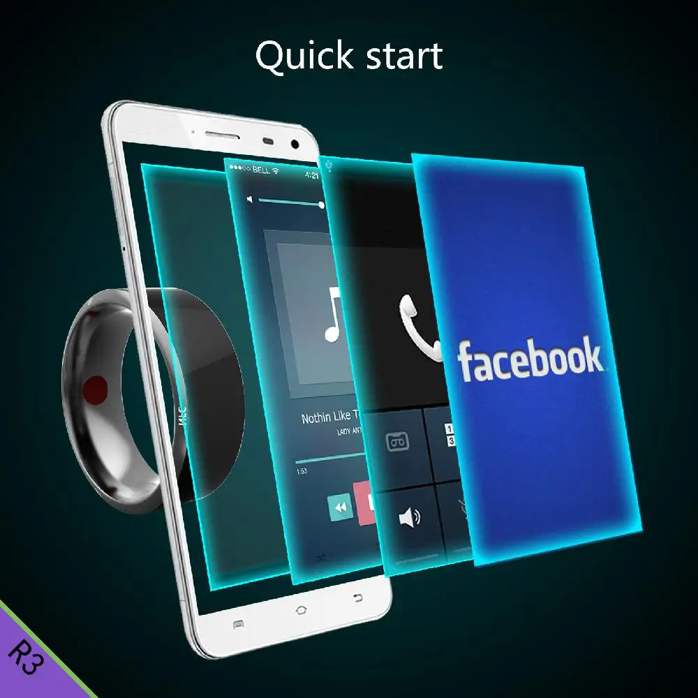 
Jakcom R3 Smart Ring 2017 New Premium Of Rings Hot Sale With Q50 Kids Gps Watch Gold Jewellery Steel Jewelry 316L Stainless 