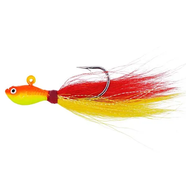 
Fishing Lures Bucktail Jig Bass Fluke Flouder 1oz Fishing Lure Bucktail 