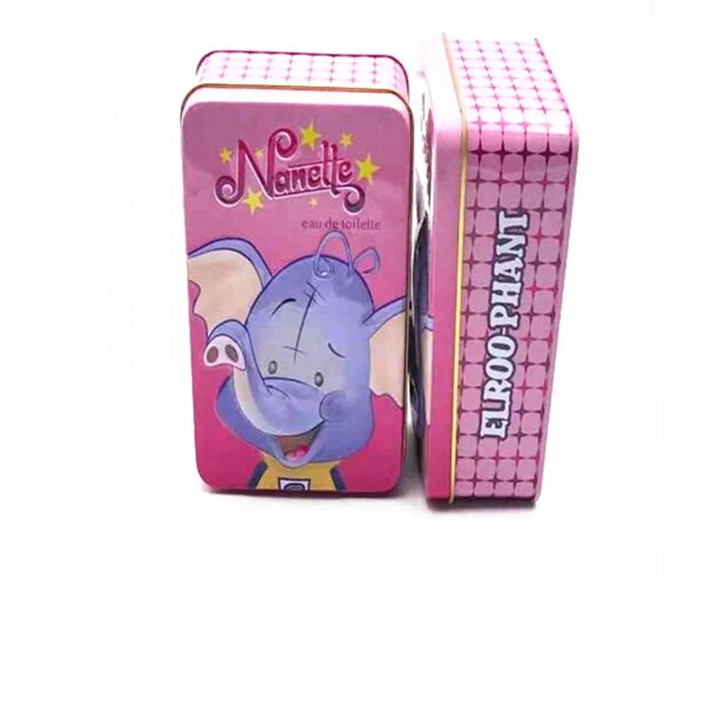 Wholesale metal container playing cards games chess tin box tin can for kids