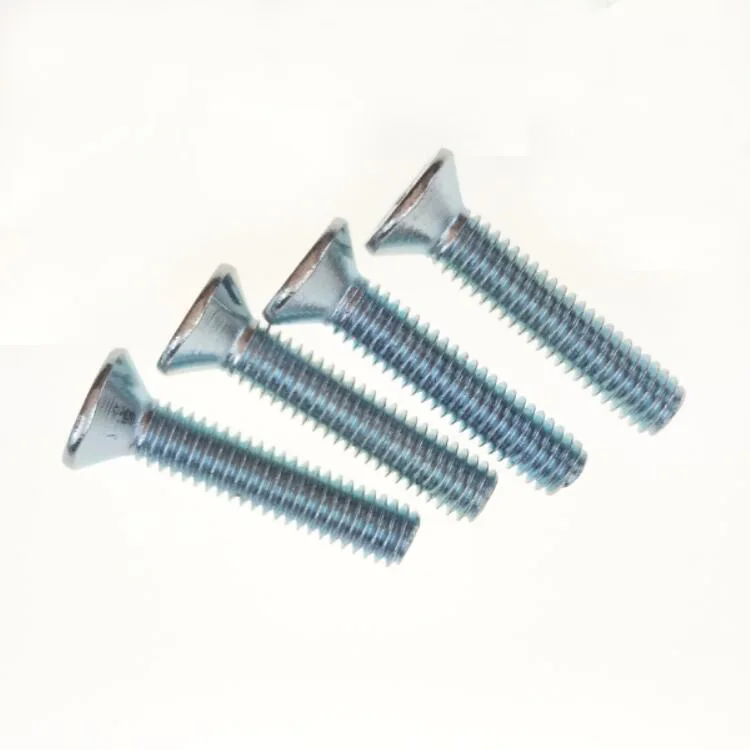 Крепежные винты с плоской головкой Phillips стандартная оцинкованная сталь M4 DIN 965