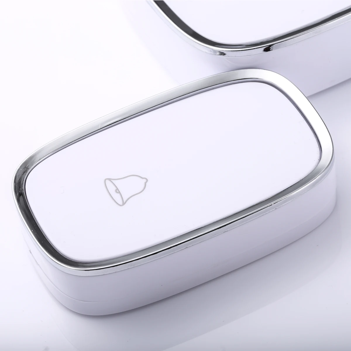 Portable battery doorbell new wireless vibration magicfly 315mhz 1 remote control 1 wireless digital receiver doorbell