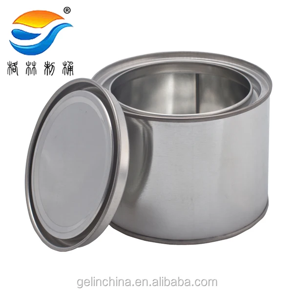 
tin metal container for paint 