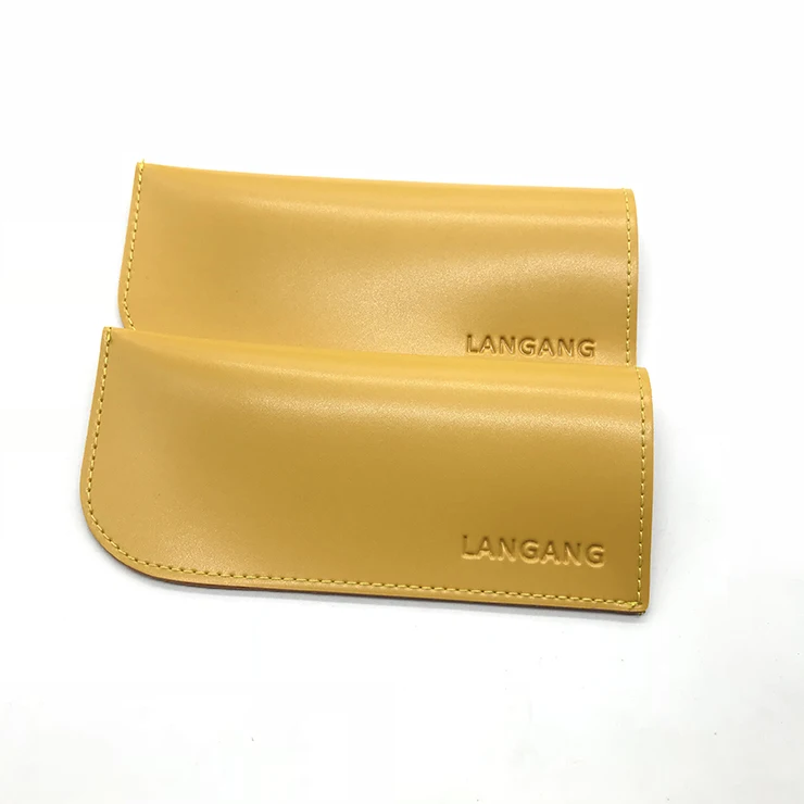 Unique eyewear case optical pouch leather bag