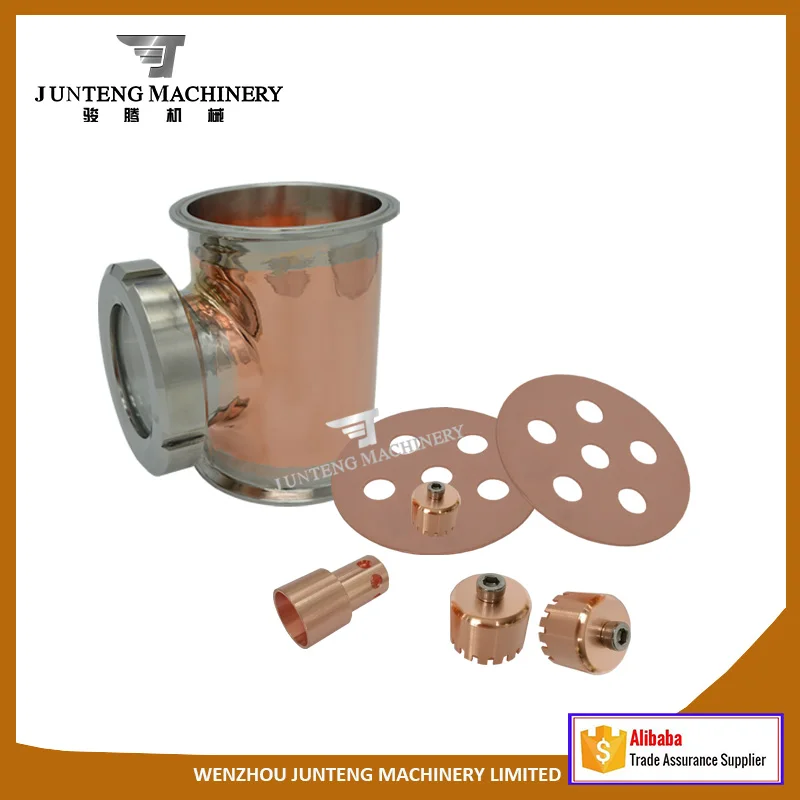 Classic Manufacture Copper Bubble And Column Plates For Moonshine Distiller