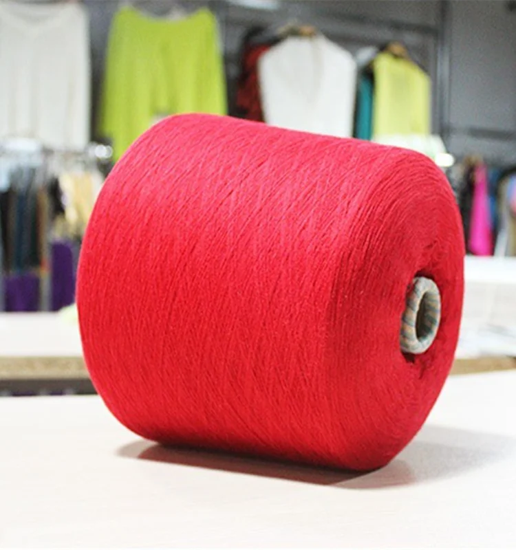 
Dyed 100%cotton combed yarn for knitting 