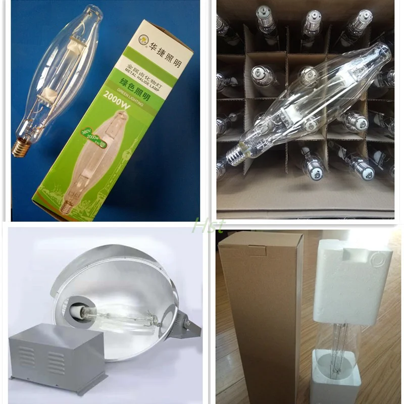 BT120 1000w metal halide tower light fixture E40 Self Ballast 1KM Long Distance Range Construction metal halide lamps