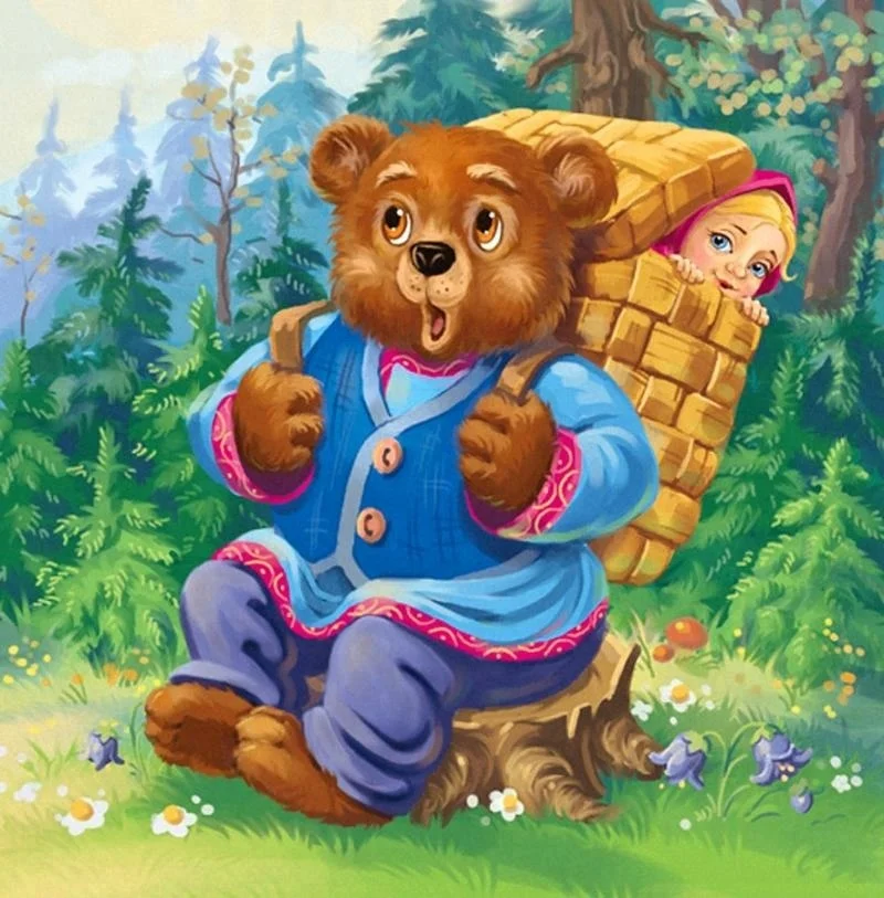 5 D Diamond Painting Embroidery Masha and the Bear