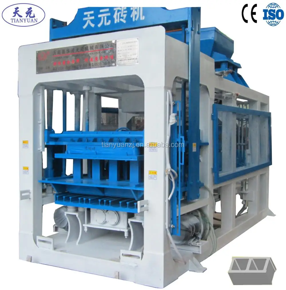 block pave machine / concrete interlocking making machine QTY8-15 machine to make concrete blocks