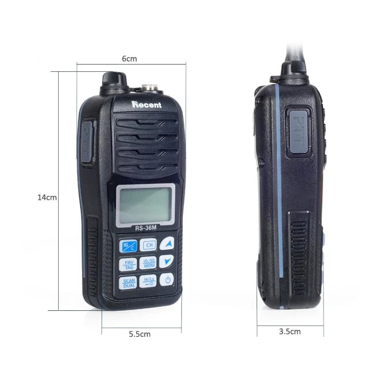 High Quality VHF Low Band Handheld Transceiver VHF Long Range Two Way Radio Rs-36m