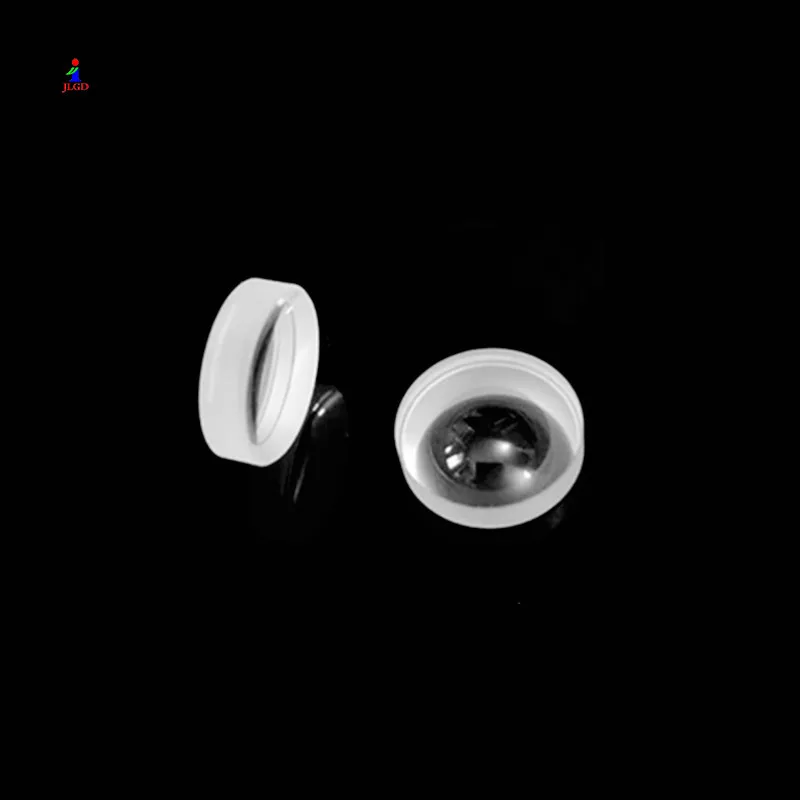 optical glass concave convex meniscus lenses with black edge