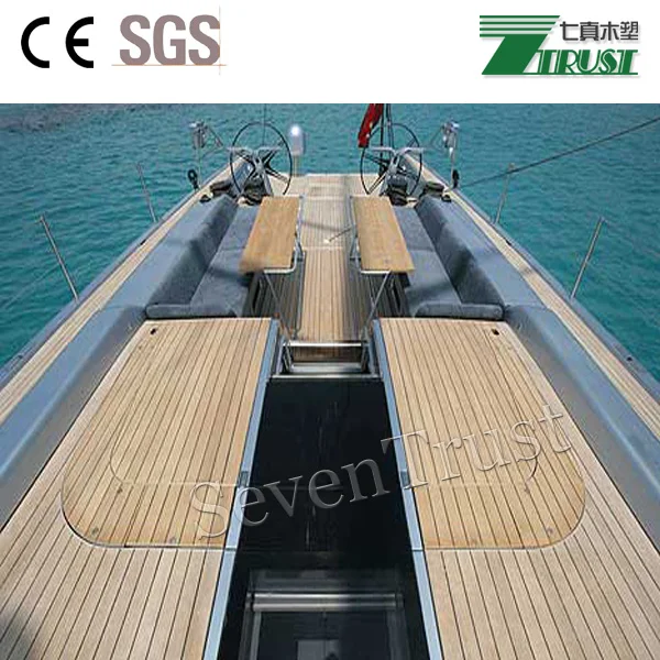 PVC marine synthetic teak deck 100% PVC material ship soft deck
