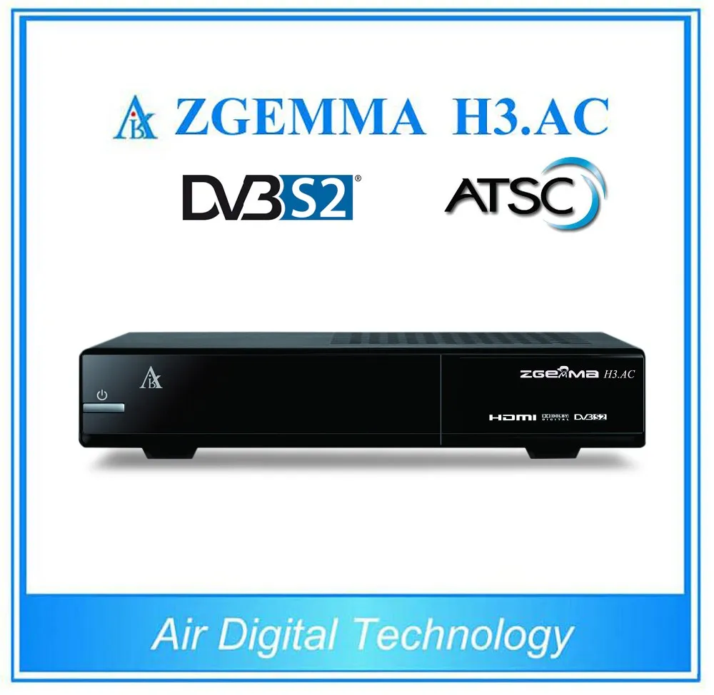 North American tv box ATSC + DVB S/S2 ZGEMMA H3.AC