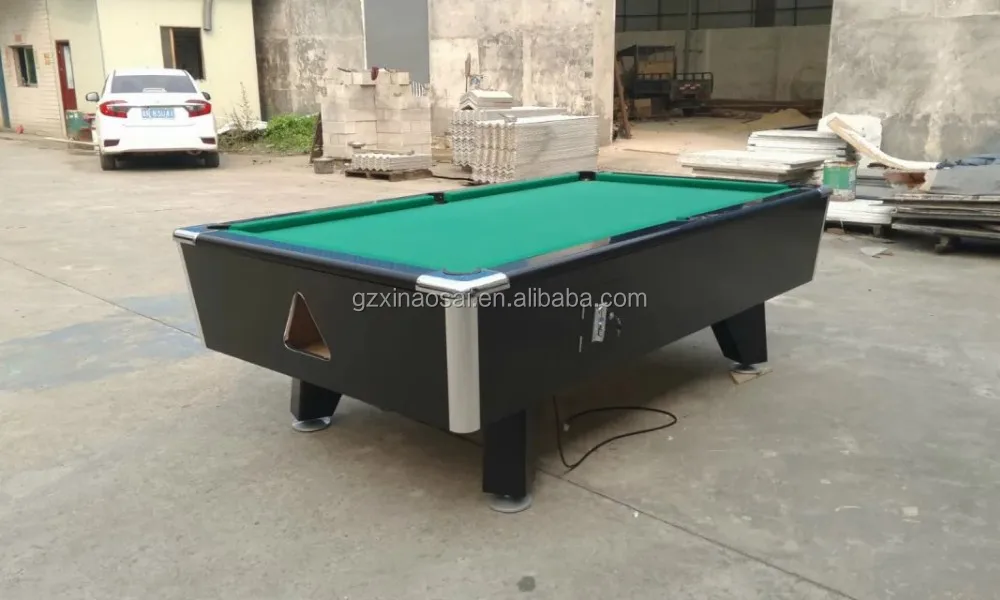 Hot Sale cheap 25mm Slate K55 Rubber Coin Operated Pool Billiard Table For Sale