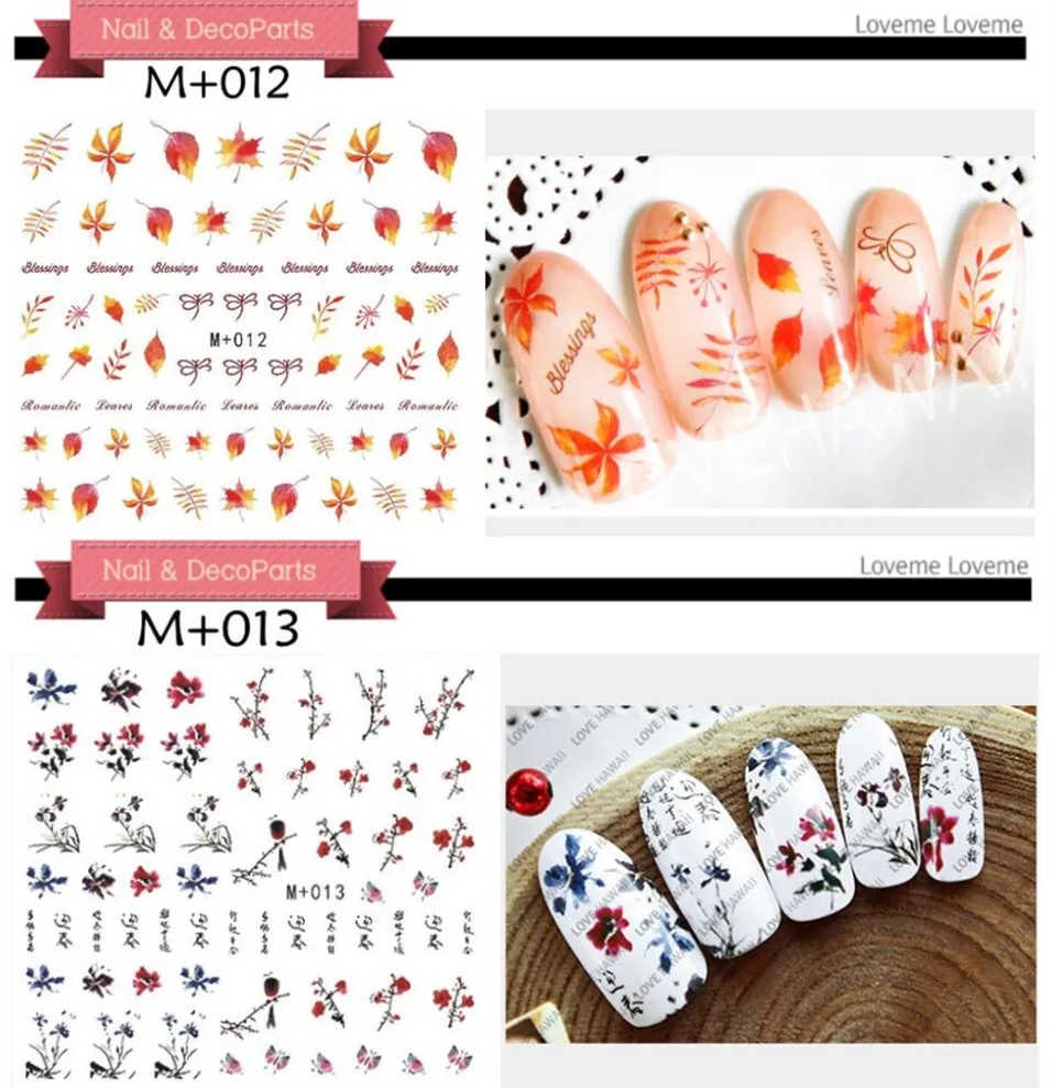 Water transfer nail sticker water mark sticker water transfer nail sticker