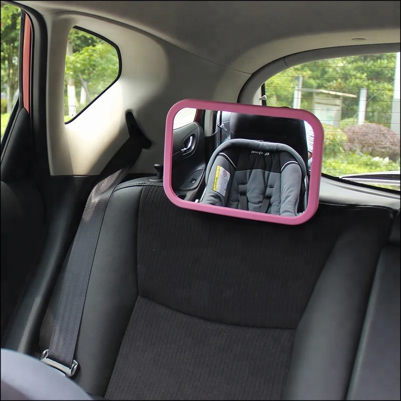Large Adjustable Car Baby Seat Mirror Safety Rearview Interior Mirror