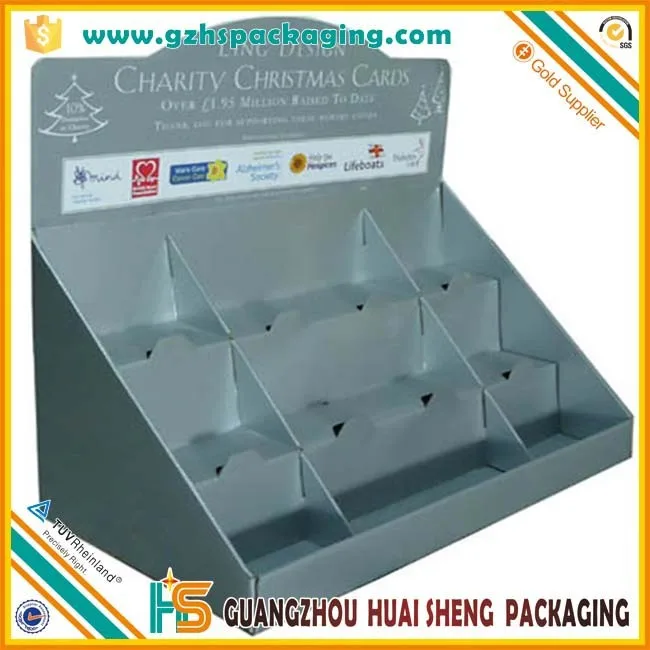 Greeting Card Display Stands, Mag-zine Stand, Cardboard Card Rack A=A 5 Layer Corrugated Paper Master Box Custom L*W*H 6-7 Days